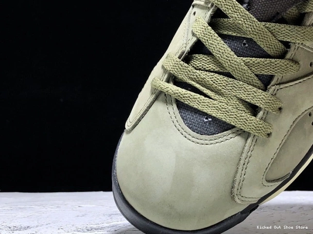 Kick Theory Scott Air CN1084-200 6 Olive Travis Jordan Medium x 0819